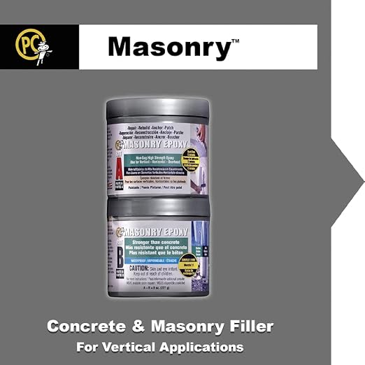 PC Products PC-Masonry Epoxy Adhesive Paste, Two-Part Repair, 128 oz in Two - Image 3
