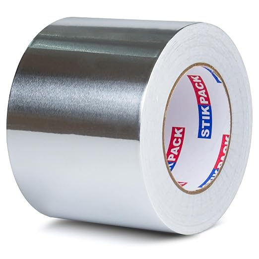 Aluminum Foil Tape 4 inch x 165ft Heavy Duty HVAC Duct Tape by Unknown