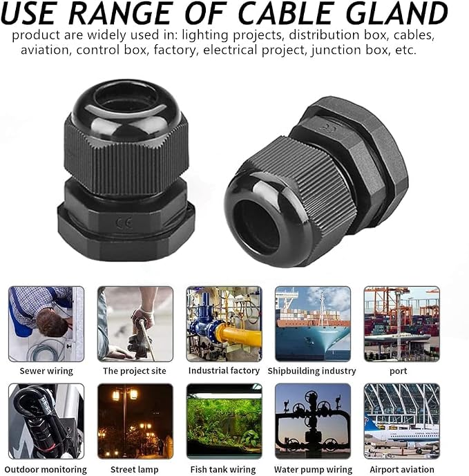 6PCS Cable Glands-PENGLIN 2” NPT Nylon Cable Connector IP68 Waterproof | Good - Image 5