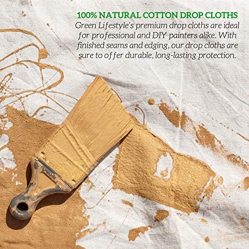GREEN LIFESTYLE All Purpose Canvas Drop Cloths - Image 6