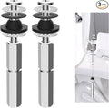 Hibbent 2 PCS Toilet Seat Bolts Kit, Stainless Steel Bolts by Hibbent
