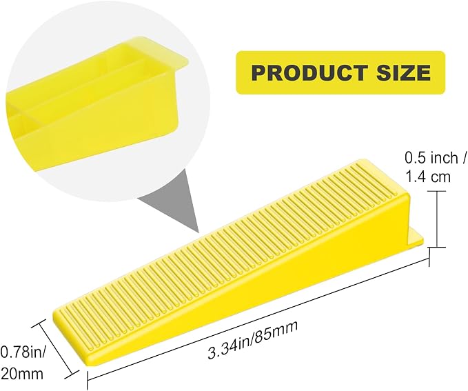 DGSL 400PCS Tile Leveling System Tile Wedges - Image 2