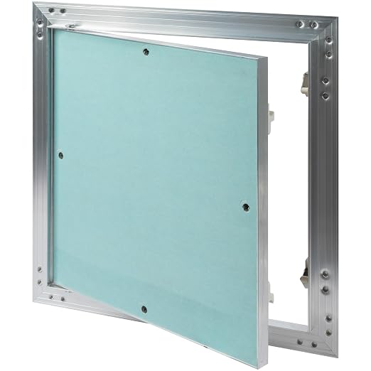 12" x 12" Waterproof Drywall Access Panel, Tileable and Paintable Ceiling and by ECOPROVENT