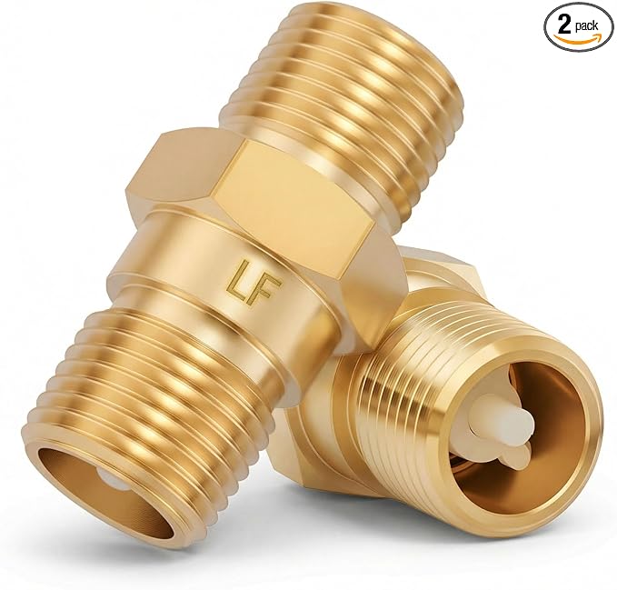 1/2" Male NPT Brass RV Freshwater Check Valve 2PCS | Lead-free brass purely by Unknown
