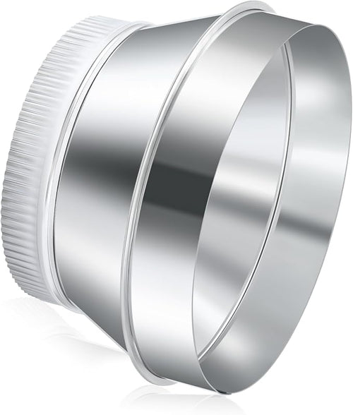 1 Pcs 10 Inch to 8 Inch Duct Reducer Increaser | Galvanized Steel Air Duct by Otoolling