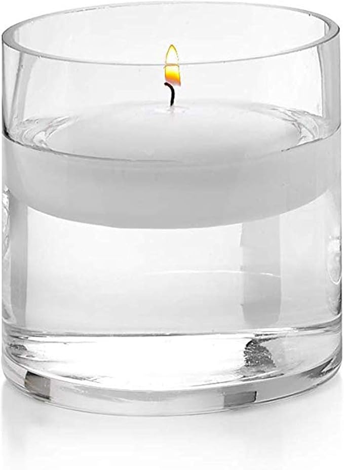 WGVI WGV Cylinder Vase Bulk, Floral Container, Glass Candle Holder Centerpiece - Image 4