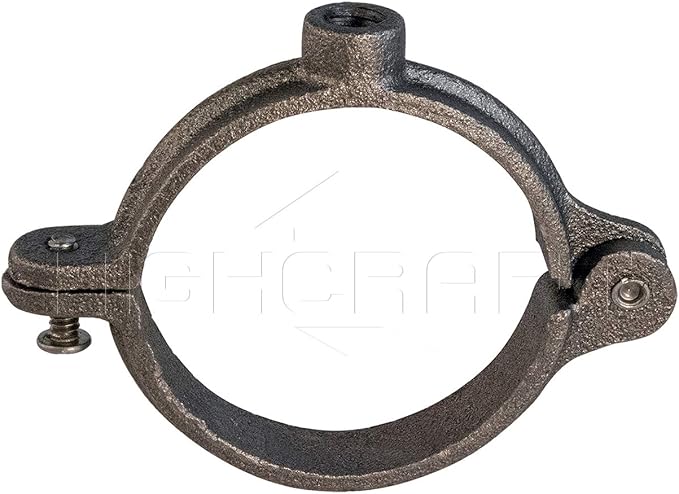 HIGHCRAFT HINGB-114-5 Industrial Decor Hinged Split Ring Pipe Hanger 1-1/4 in. - Image 3
