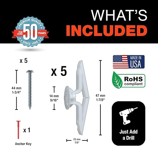 TOGGLER Toggle TC Commercial Drywall Anchor - Image 2
