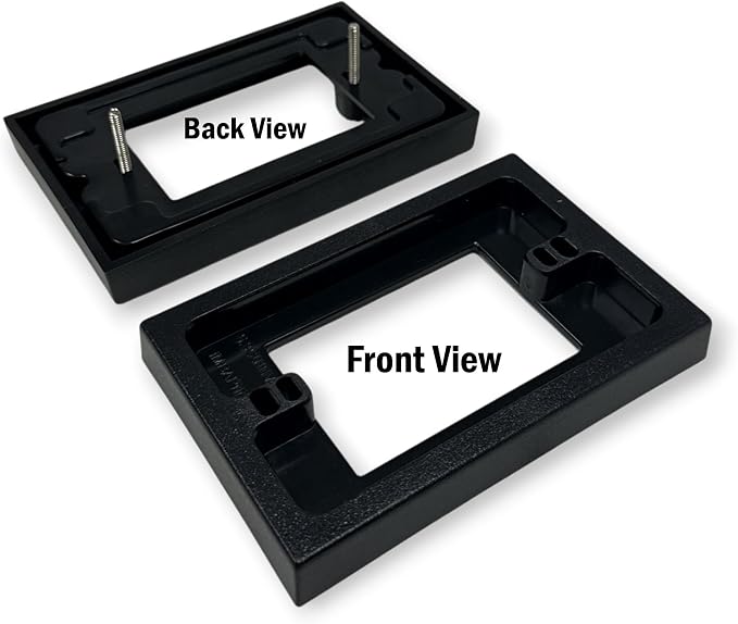 iMBAPrice BES1-2 Black Electrical Box Extender 2 Pack, 1-Gang Non-Metallic - Image 4