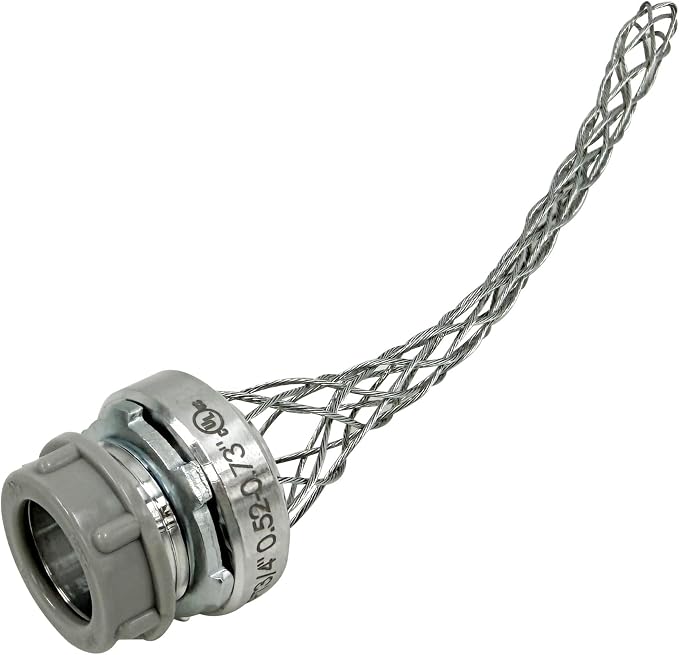 Superdi L7504 Strain Relief Cord Connector, 3/4 Inch Straight Male Steel by SuperDi