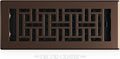 Decor Grates Metal Oriental Decorative Air Vent Cover 4x12 Floor Register – by DecorGrates