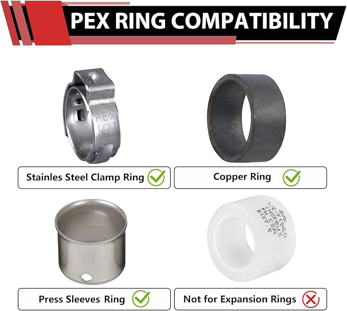 10-Pack 3/4" PEX Brass Ball Valve, Barb Crimp Pex Connection | Full Port Water - Image 6