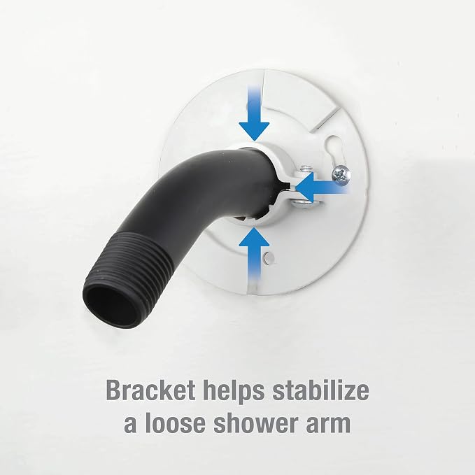 Danco 12009 Shower Arm Stabilizer Bracket and Flange Cover, 3.1 Inch, Matte - Image 3