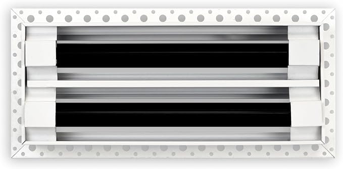 BUILDMART - 10x4 MUD-in Air Vent Cover - Drywall MUD in White Air Vent - MUD - Image 2