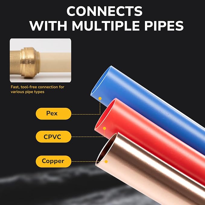 Push-Fit Reducing Coupling, PEX Pipes, Straight Coupling - Image 5