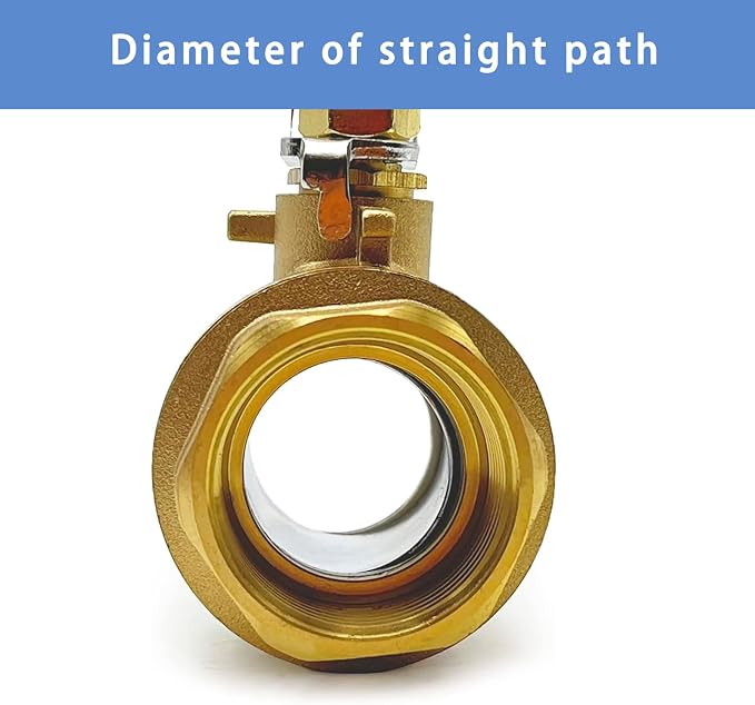 3/4 ball valve NPT Female Threaded Brass Ball Valve 3/4" Brass Body Ball Valve - Image 4