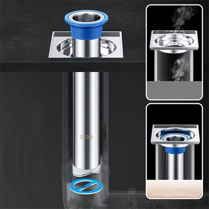 Stainless Steel Floor Drain Extension Tube | Anti-Odor Sewer Pipe Core Sink - Image 8
