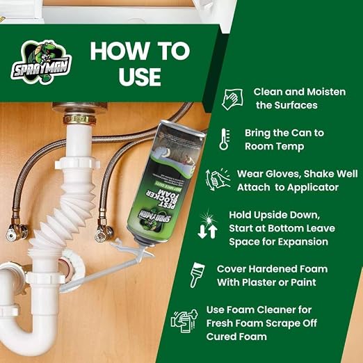 Pestblokc Foam Sealant Seals & Insulates Cracks, Gaps & Joints - Image 5