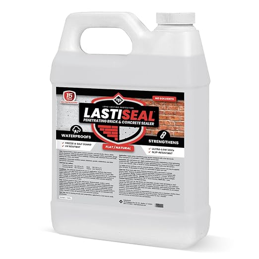 LastiSeal Brick & Concrete Sealer – Deep-Penetrating Sealer that Strengthens by RadonSeal