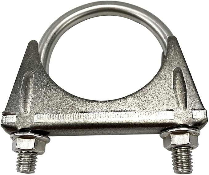 Universal Heavy Duty 2-1/4 Inch Stainless Exhaust Exhaust Clamp 2.25" Exhaust by eLifecenter