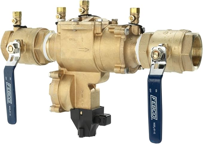Febco LF860 RPZ Backflow Preventer Assembly, Lead-Free Bronze, 1-1/4" NPT - Image 3