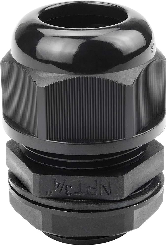 XHF 20 Pcs 3/4" IP68 Strain Relief Nylon Cord Grip Waterproof NPT Cable Glands by XHF