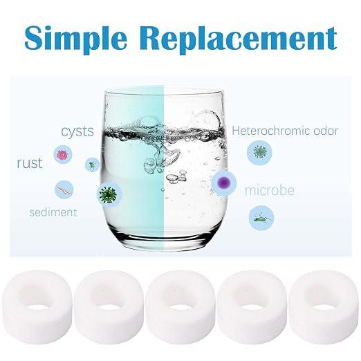 5 Pcs Sink Water Faucet Filter Cartridge Replacements, Sink Water Filter Faucet - Image 5
