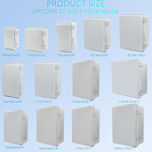 Junction Box, Outdoor Electrical Boxes Waterproof IP67 ABS Plastic Project Box - Image 5