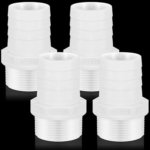 2 Pcs Pool PVC Tube Fitting Barbed Hose Fittings Adapter | Hose Fittings by Innconee