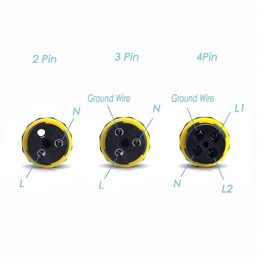 IP68 Waterproof Junction Box 4 Way 4pin Outdoor Cable Connector | 2 Pcs M20 - Image 5