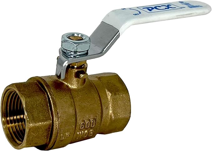 1-Pack 1-1/4 Inch FIP Female NPT Threaded Heavy Duty Brass Ball Valve, Full Port - Image 3