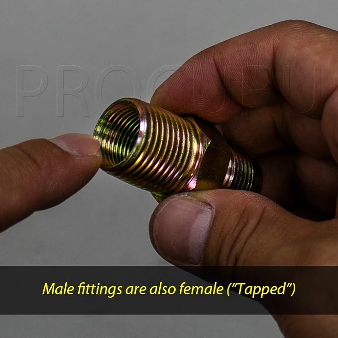 1" OD x 12" x 3/4"MIP x 3/4"FIP Universal Flexible Gas Connector Kit - Image 4
