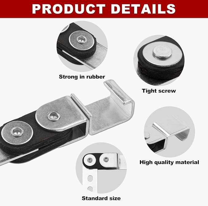 2-Pack Swivel Exhaust Hangers | Universal Rotating Muffler Brackets Muffler - Image 7