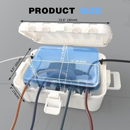 Flemoon Large Outdoor Electrical Box Waterproof, - Image 3