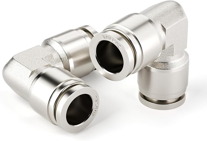 TAILONZ 304 Stainless Steel Elbow 8mm 1pcs | 90° Push-to-Connect Elbow Fitting by TAILONZPNEUMATIC
