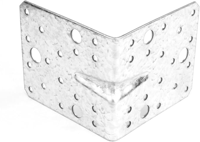 4 Pack Galvanized Steel L Angle Bracket - Image 3