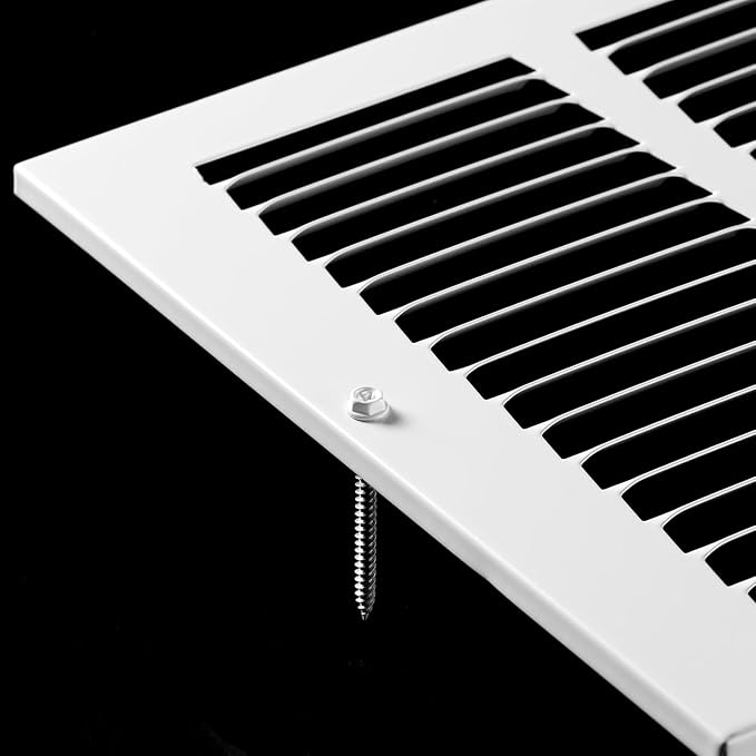 Fits 14x14 Duct Opening | Steel Return Air Grille, Air Return Vent Cover - Image 4
