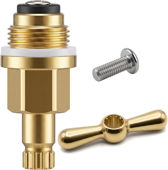 JURENGUDF New PK1100 Brass Globe Valve Stem and Bonnet Kit by JURENGUDF