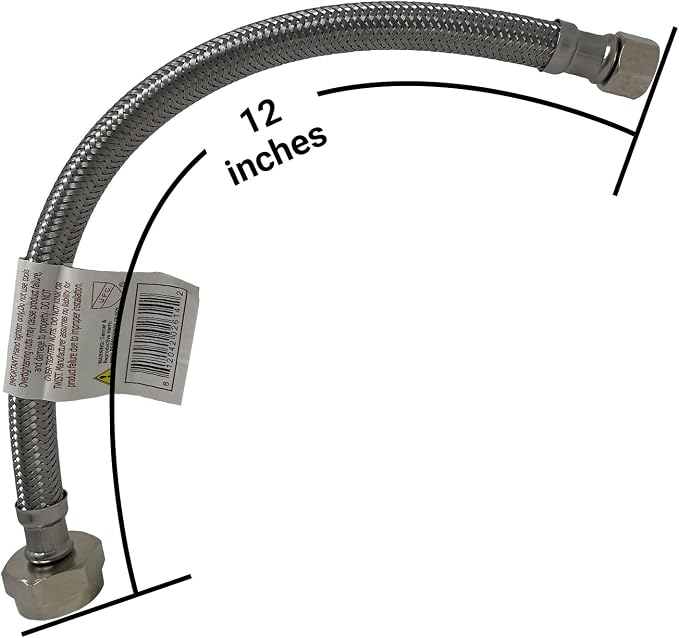 Complete Toilet Shut-Off Kit, 1/2" NOM x 3/8" OD - Image 4