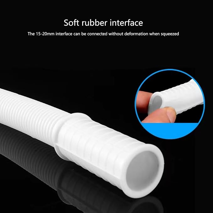1. Fit Flexible Rubber AC Drain Hose Extension Leakproof Design - Image 4