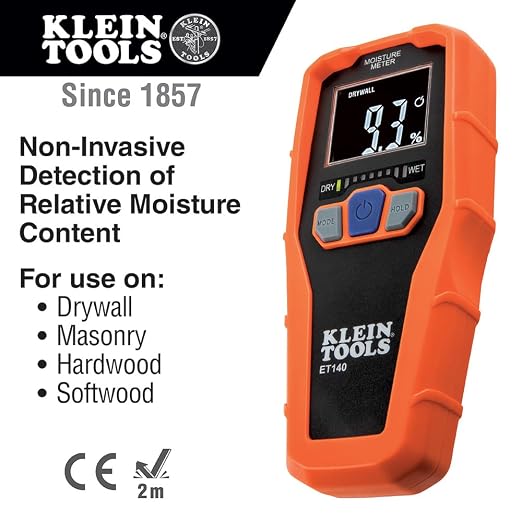 Klein Tools ET140 Pinless Moisture Meter - Image 2