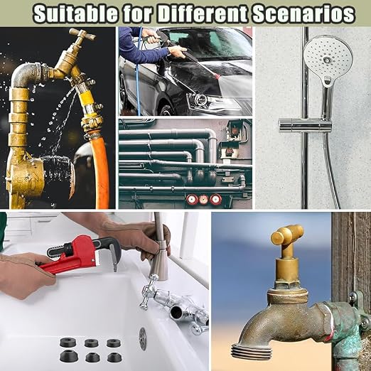 116PCS Outdoor Faucet Repair kit Water Hose Gasket Rings Faucet Washer Kit - Image 6