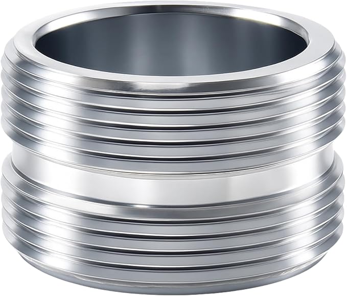 Faucet Aerator Adapter, 55/64" Male to 55/64" Male | Chrome Brass Faucet by XNTONG