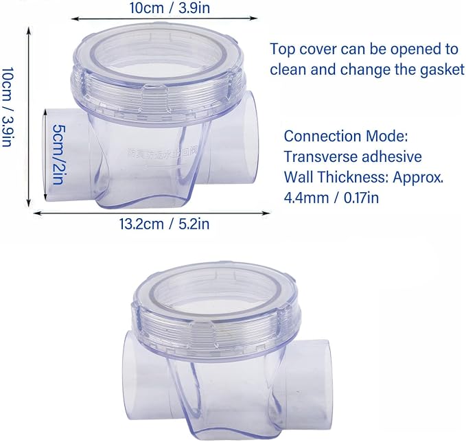 Check Valve, PVC Inline Non Return Valve, One Way Backwater Prevention - Image 5