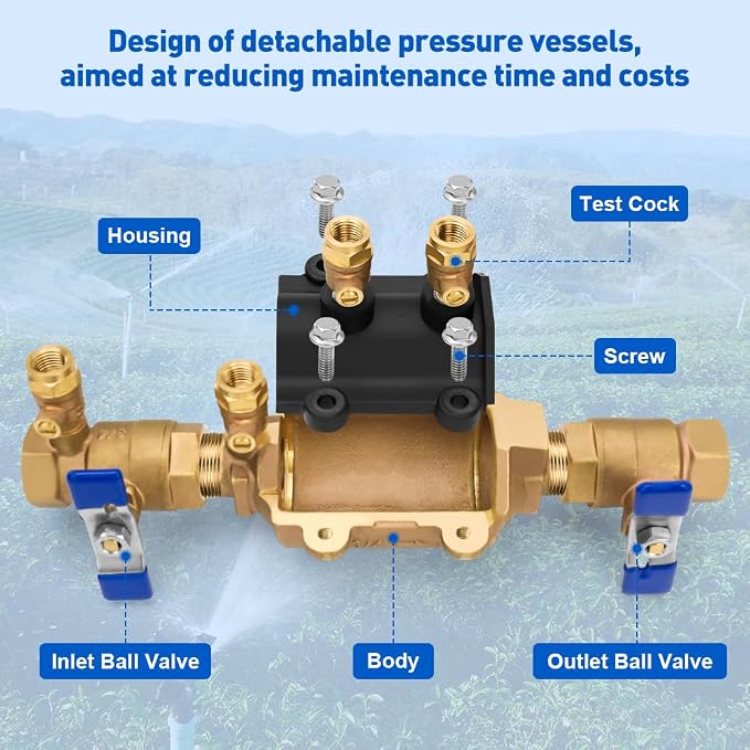34-350 3/4" 350 Double Check Backflow Preventer | 3/4 Backflow Preventer - Image 4