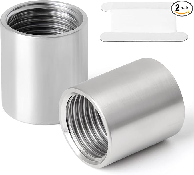 2PCS 304 Stainless Steel Cast Pipe Fitting, 1/4" x 1/4" NPT Female Threaded by TAISHER