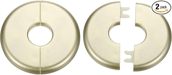 HARFINGTON 2pcs Wall Split Flange 22.5mm/0.9" Self-Adhesive Plumbing Cover by HARFINGTON