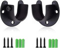 Rise Age Stainless Steel Closet Rod Brackets, 1 Inch Diameter Support 2 Pcs by Riseage