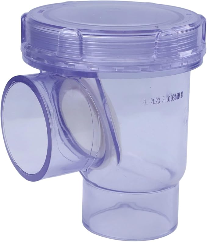 PVC Check Valve for Backflow Prevention, 50mm Transparent Non-Return Water - Image 3