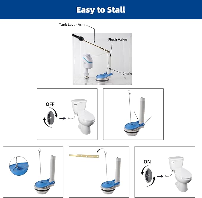 2 Pack 3-Inch Toilet Flappers Compatible - Image 7